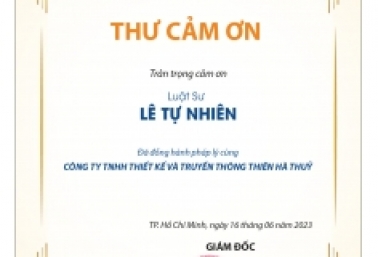 Thư cám ơn 