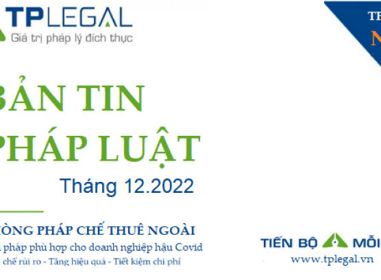 Bản tin pháp luật Tháng 12/2022